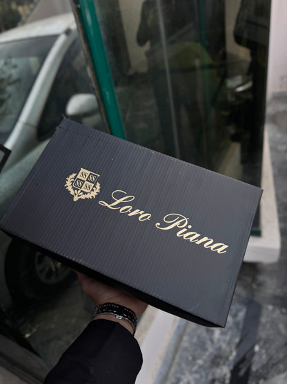 OLD MONEY SUEDE LEATHER LOAFERS SHOES - JET BLACK